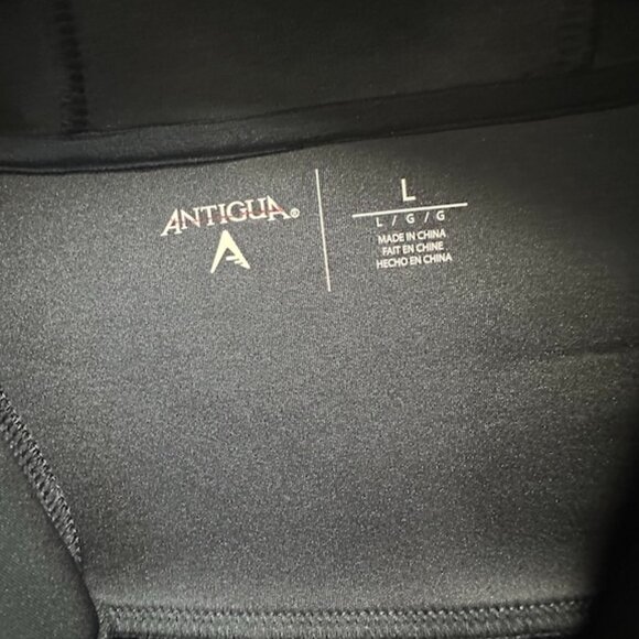 Antigua San Francisco 49ers Black on Black Full Zip Hoodie - NFL Team Men's NWT - Picture 8 of 9